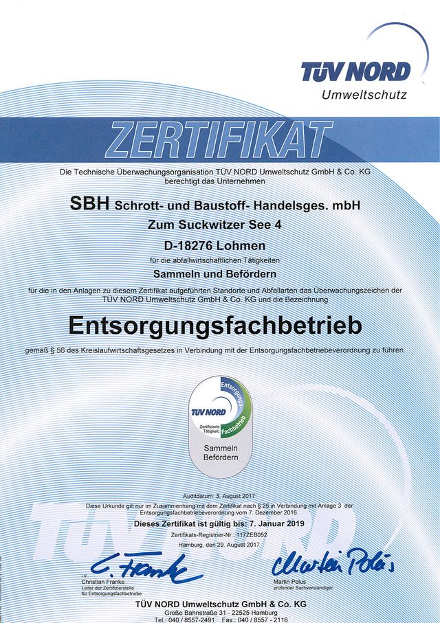 Zertifikat